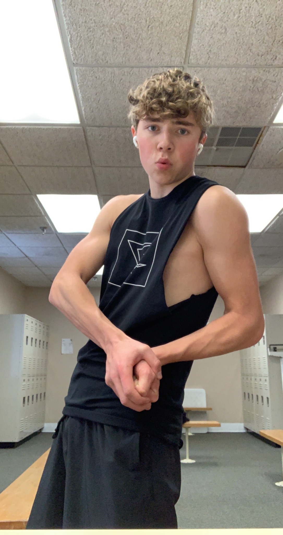 Brad near the beginning of his fitness journey